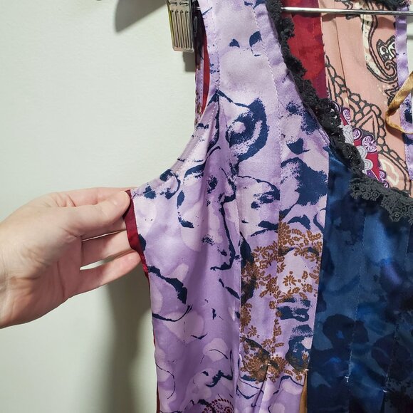 ODD MOLLY Vintage 100% Silk Blouse Sleeveless Fairycore Babydoll Women's Medium - Picture 4 of 16